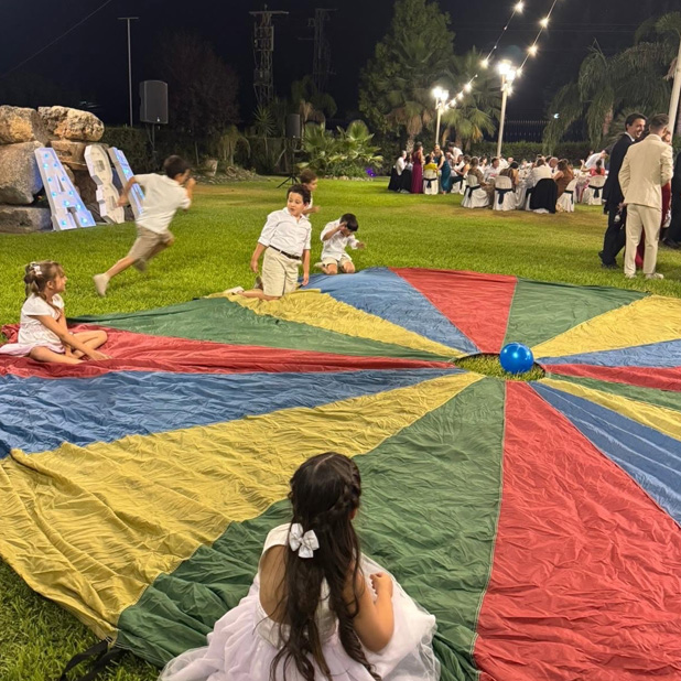 Equipo de Animaciones Joselin durante una celebración infantil en Córdoba