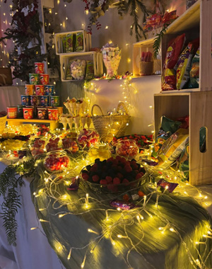 Glitter Bar en una celebración